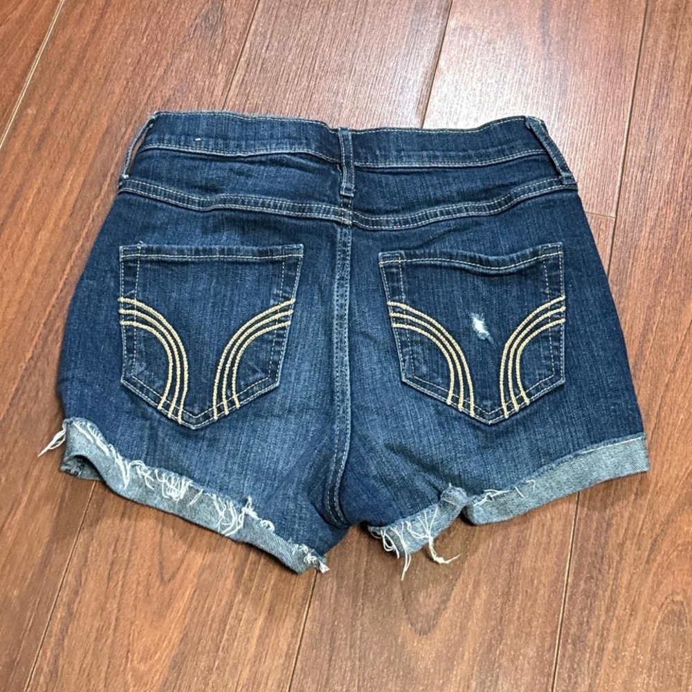 Y2K Hollister Blue High Rise Short Denim Shorts Size Women's 1‎